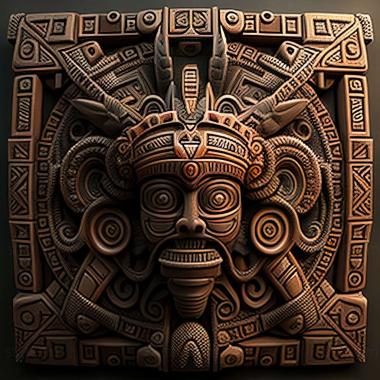 3D model aztec (STL)